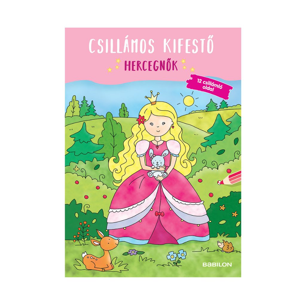 Csillámos kifestők - Hercegnők
