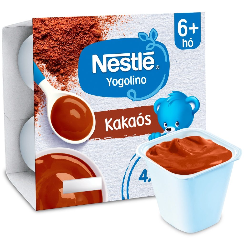 Nestlé Yogolino kakaós babapuding 6-36 hónapos korig (4x100 g)