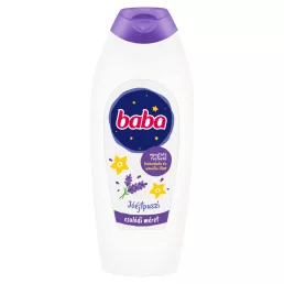   Baba nyugtató Jóéjtpuszi tusfürdő levendula és vanília illat (750 ml)