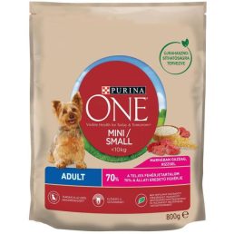   Purina One Mini Adult száraz kutyaeledel marhahússal (800 g)