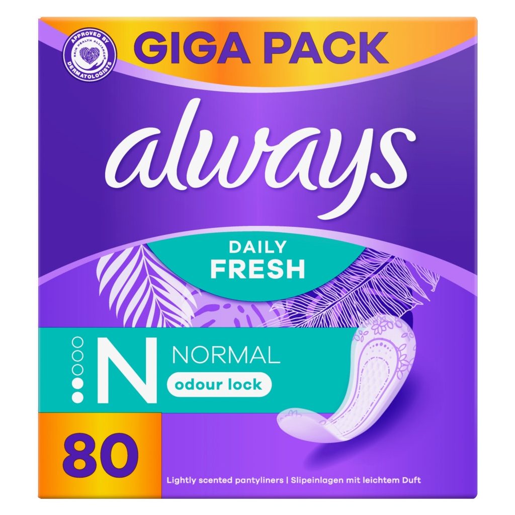 Always Daily Fresh tisztasági betét (80 db)