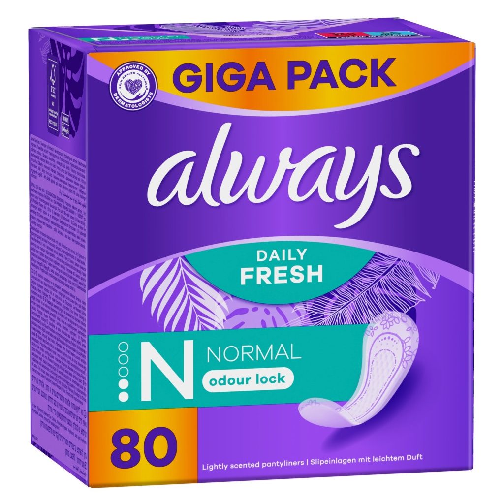 Always Daily Fresh tisztasági betét (80 db)