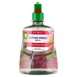   Air Wick Active Fresh Automata Légfrissítő spray utántöltő, Erdei gyümölcs és barackvirág (228 ml)