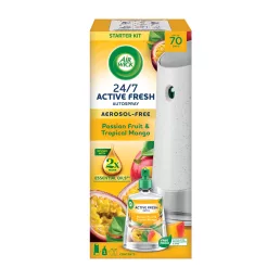   Air Wick Active Fresh Automata Légfrissítő spray készülék, Trópusi mangó és maracuja (228 ml)