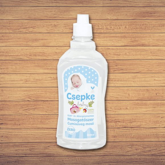 Csepke Baby illat-és allergénmentes mosogatószer, cumisüvegmosó újszülött kortól 500 ml