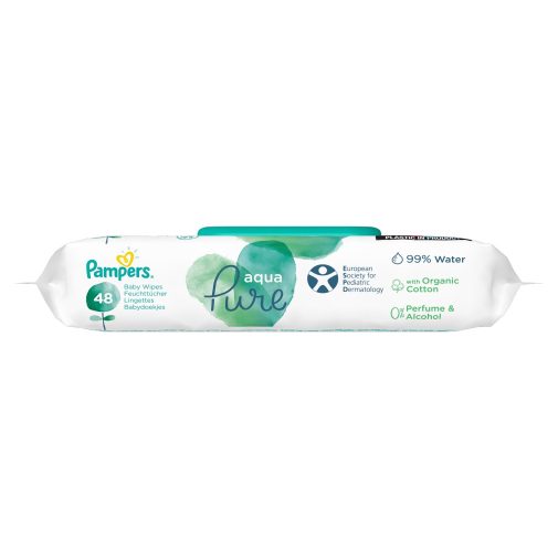 Pampers Aqua Pure nedves törlőkendő 9x48 db
