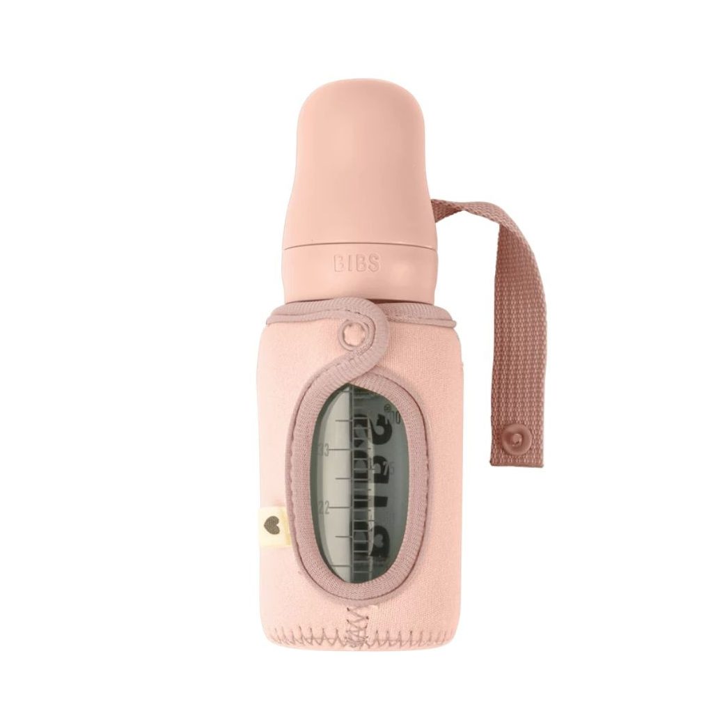 BIBS Kis cumisüveg tok - Púderrózsaszín