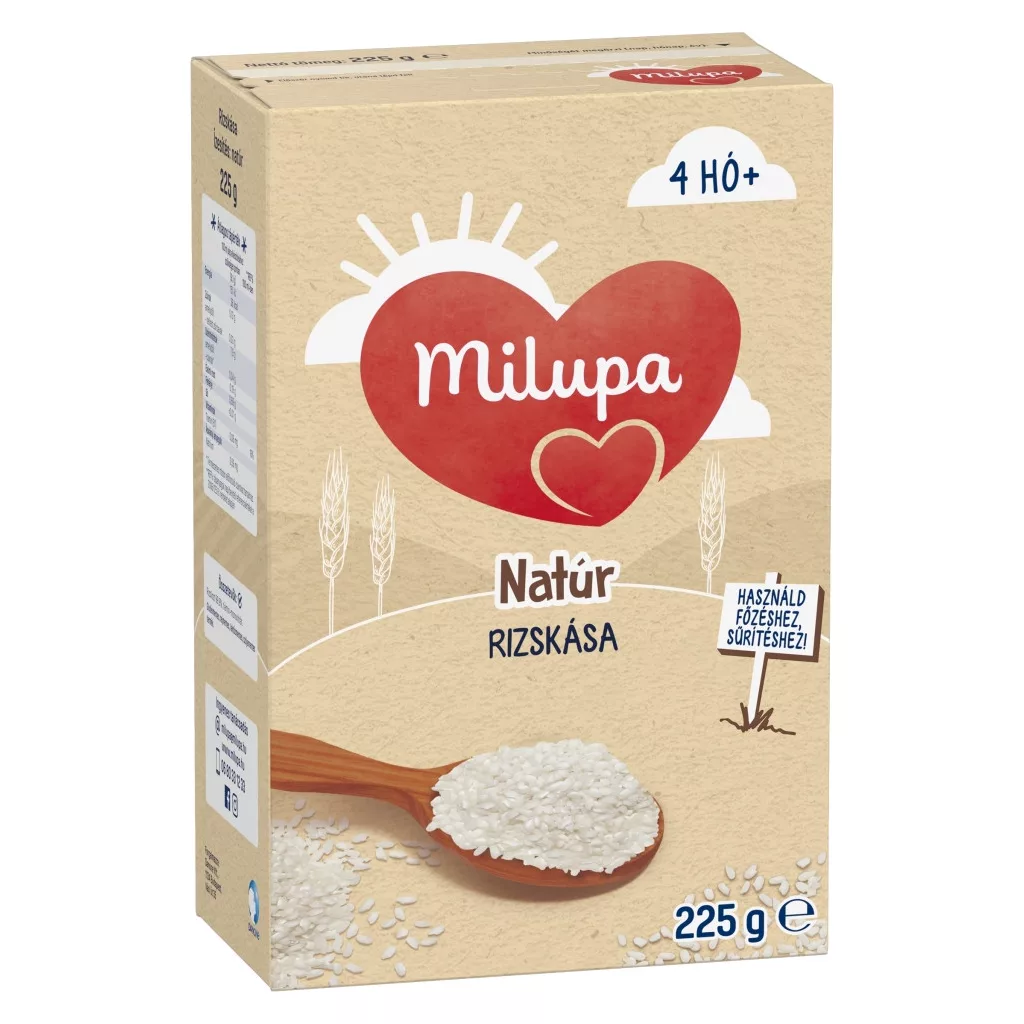 Milupa Natúr Rizskása 4 hó+ (225 g)