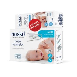   Nosko Orrszi-Porszi orrszívó szett + Nosko baby izotóniás tengervizes orrspray 30 ml