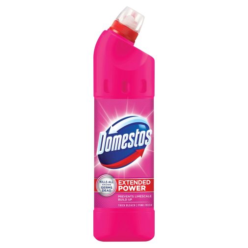 Domestos Extended Power fertőtlenítő hatású folyékony tisztítószer, pink (750 ml)