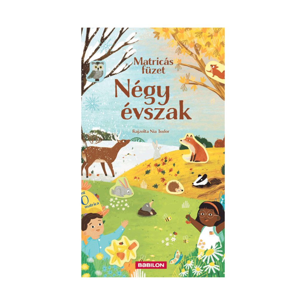 Négy évszak - matricás füzet