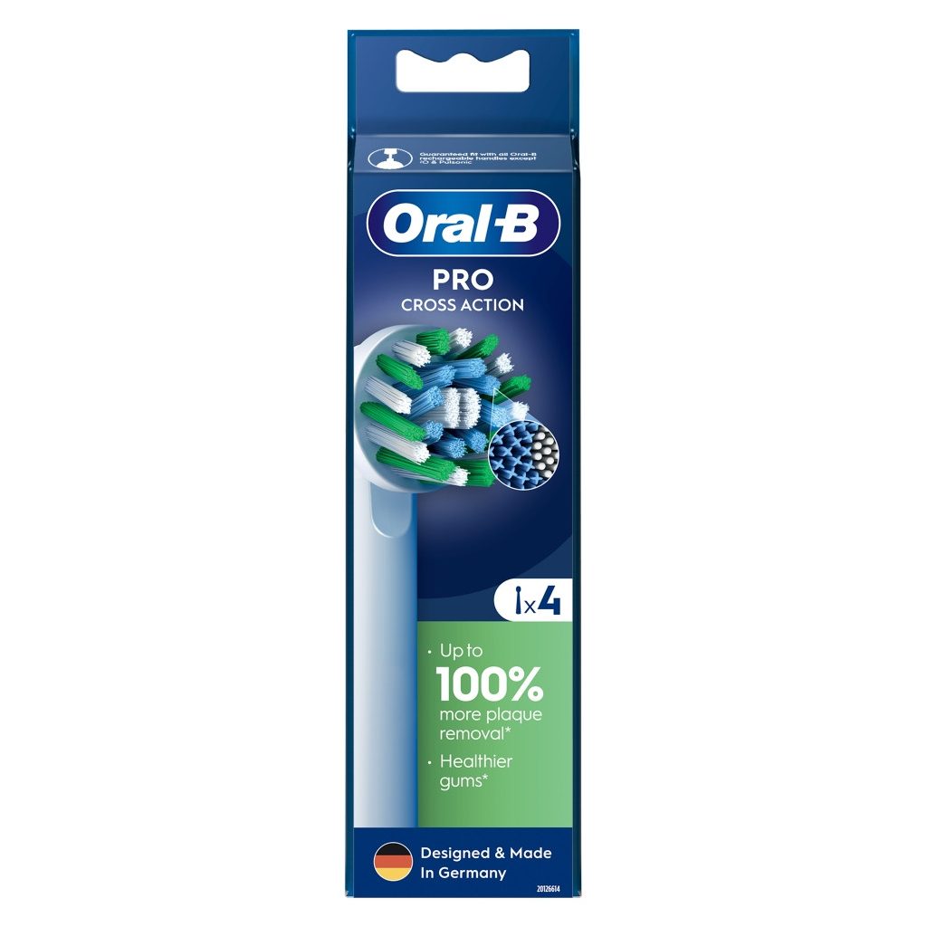 Oral-B Pro Cross Action fogkefefej (4 db)
