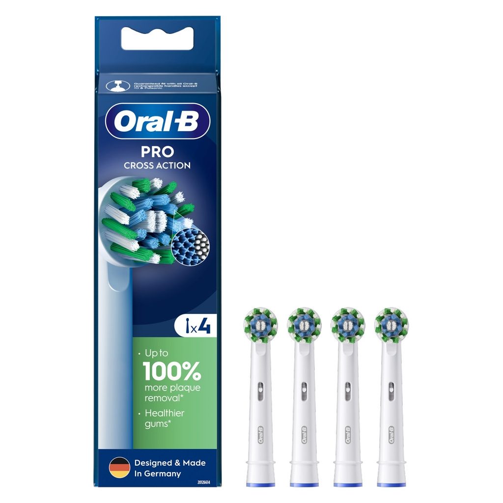 Oral-B Pro Cross Action fogkefefej (4 db)