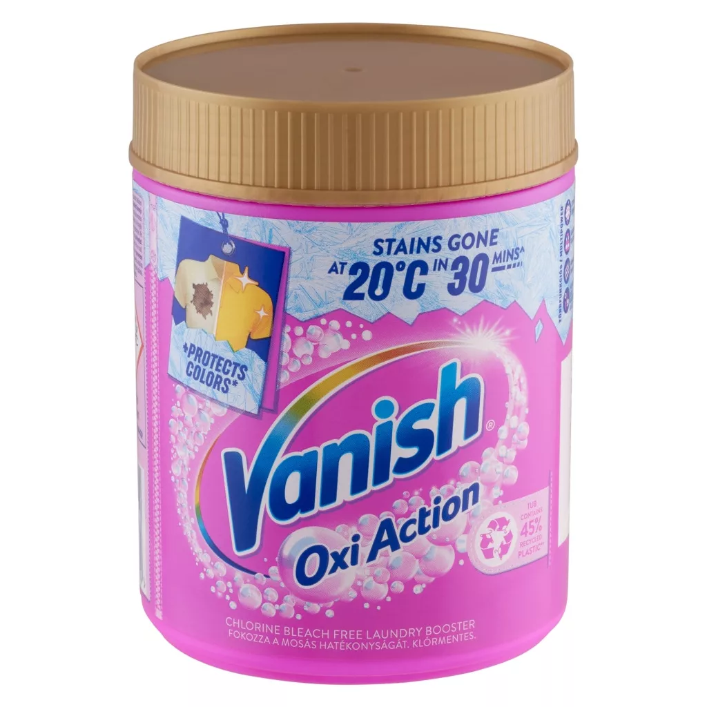 Vanish Oxi Action Folteltávolító Por színes ruhákhoz (470 g)