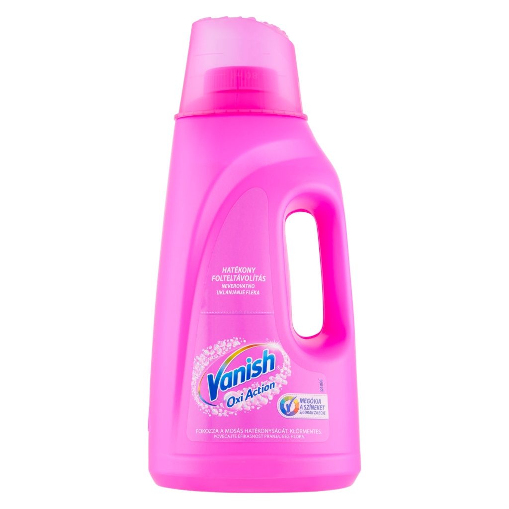 Vanish Oxi Action folyékony folteltávolító, pink (2 liter)
