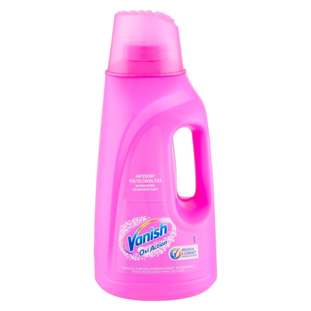 Vanish Oxi Action folyékony folteltávolító, pink (2 liter)