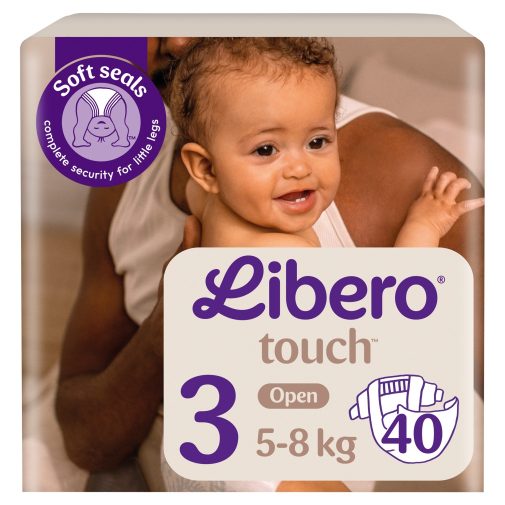 Libero Touch 3 pelenka, 5-8 kg, 40 db