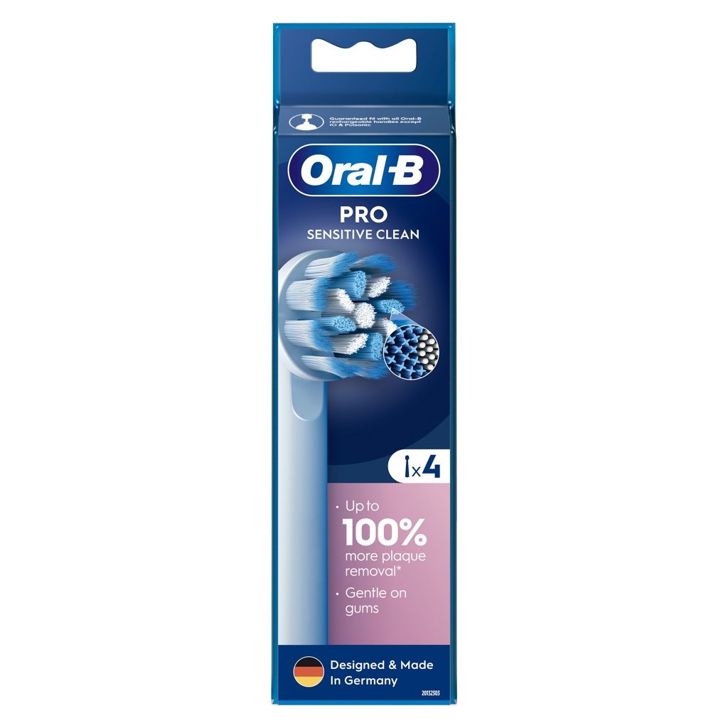 Oral-B Pro Sensitive Clean fogkefefej (4 db)