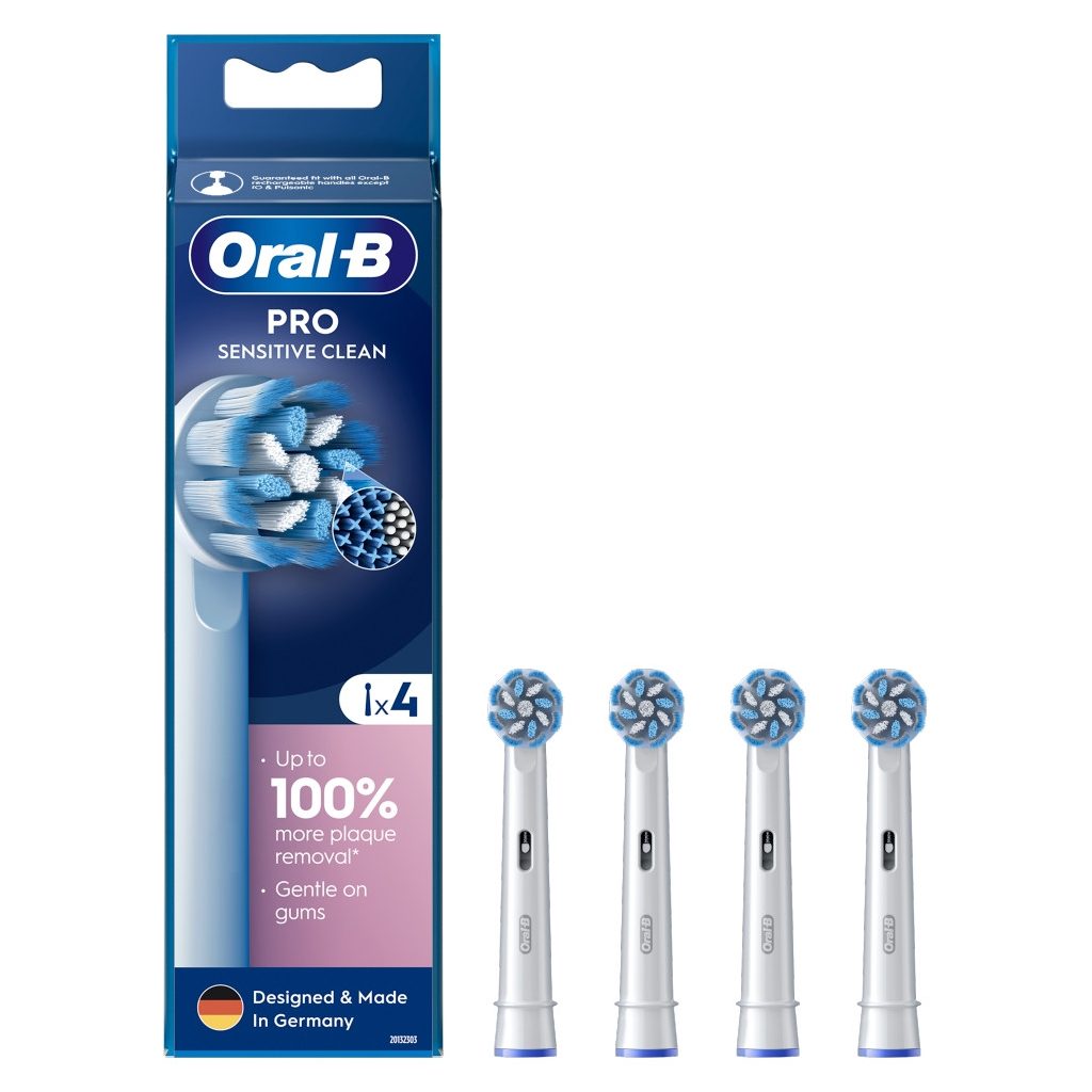 Oral-B Pro Sensitive Clean fogkefefej (4 db)