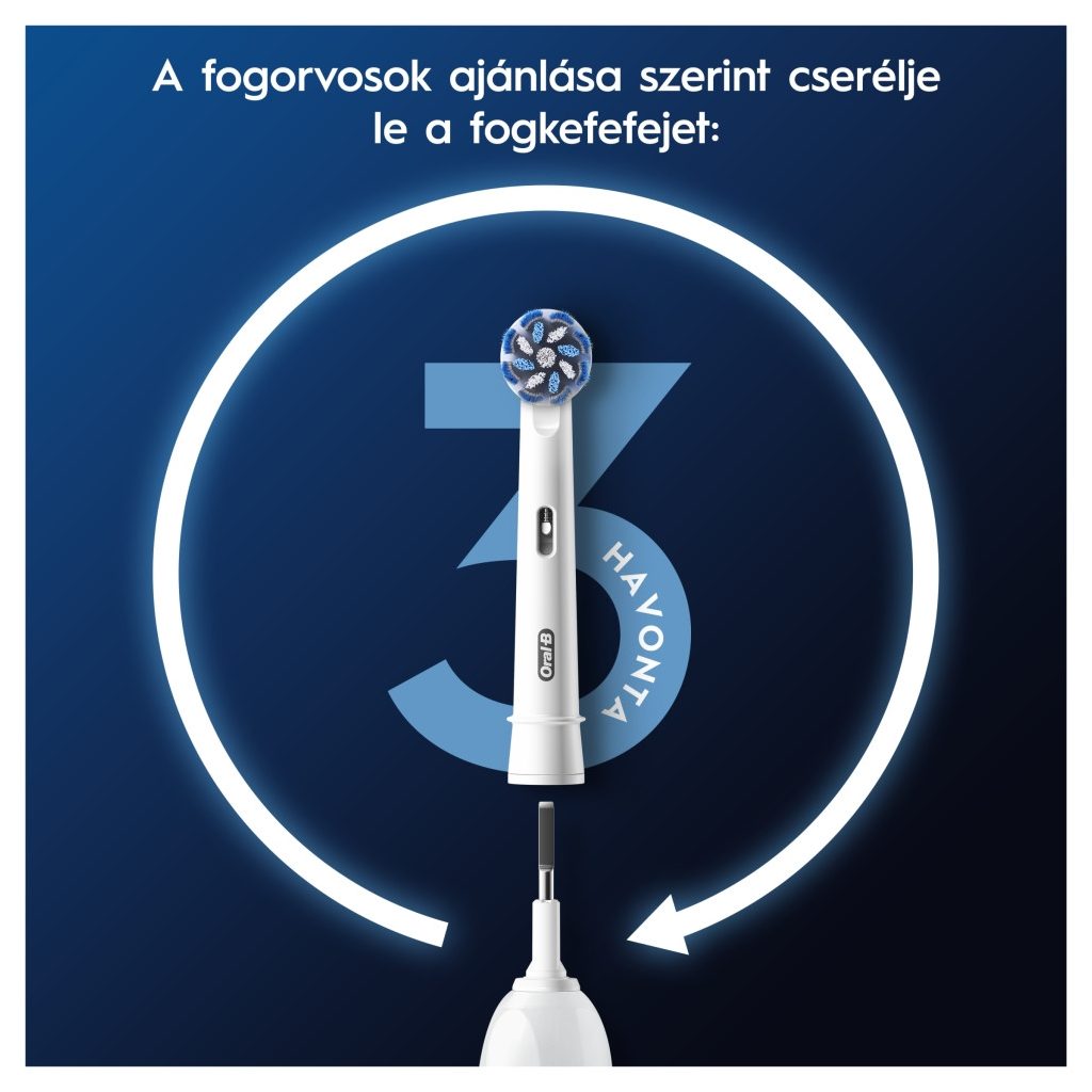 Oral-B Pro Sensitive Clean fogkefefej (4 db)
