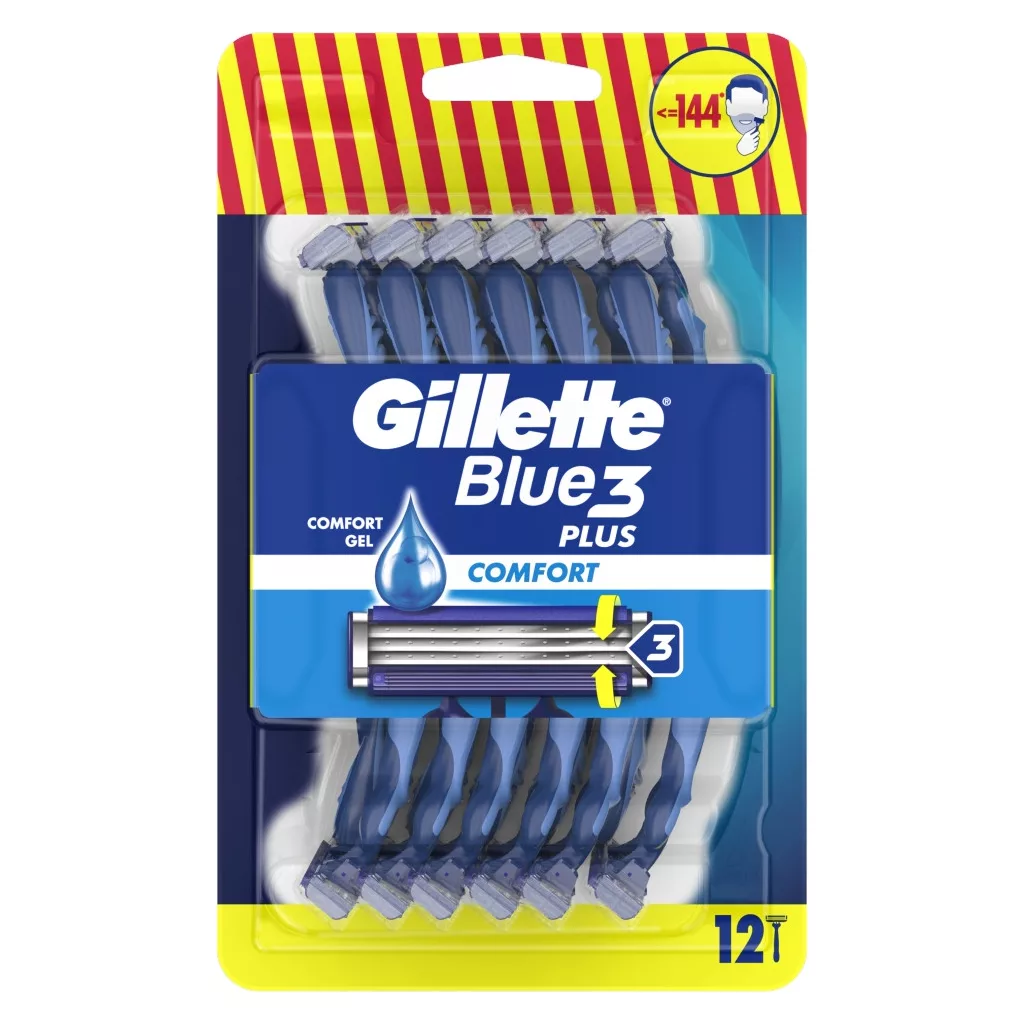 Gillette Blue3 Plus Comfort eldobható borotva (12 db)