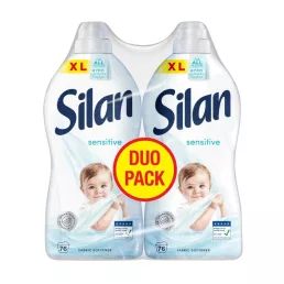   Silan Sensitive öblítő duopack 152 mosás, 2x1672 ml - 3344 ml