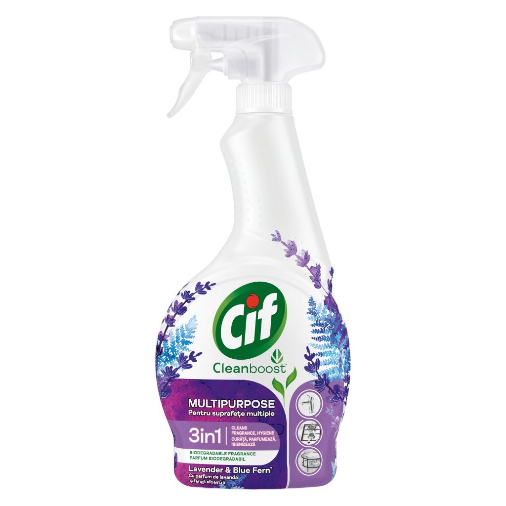 Cif 3in1 Multipurpose Levendula & Kékpáfrány spray (500 ml)