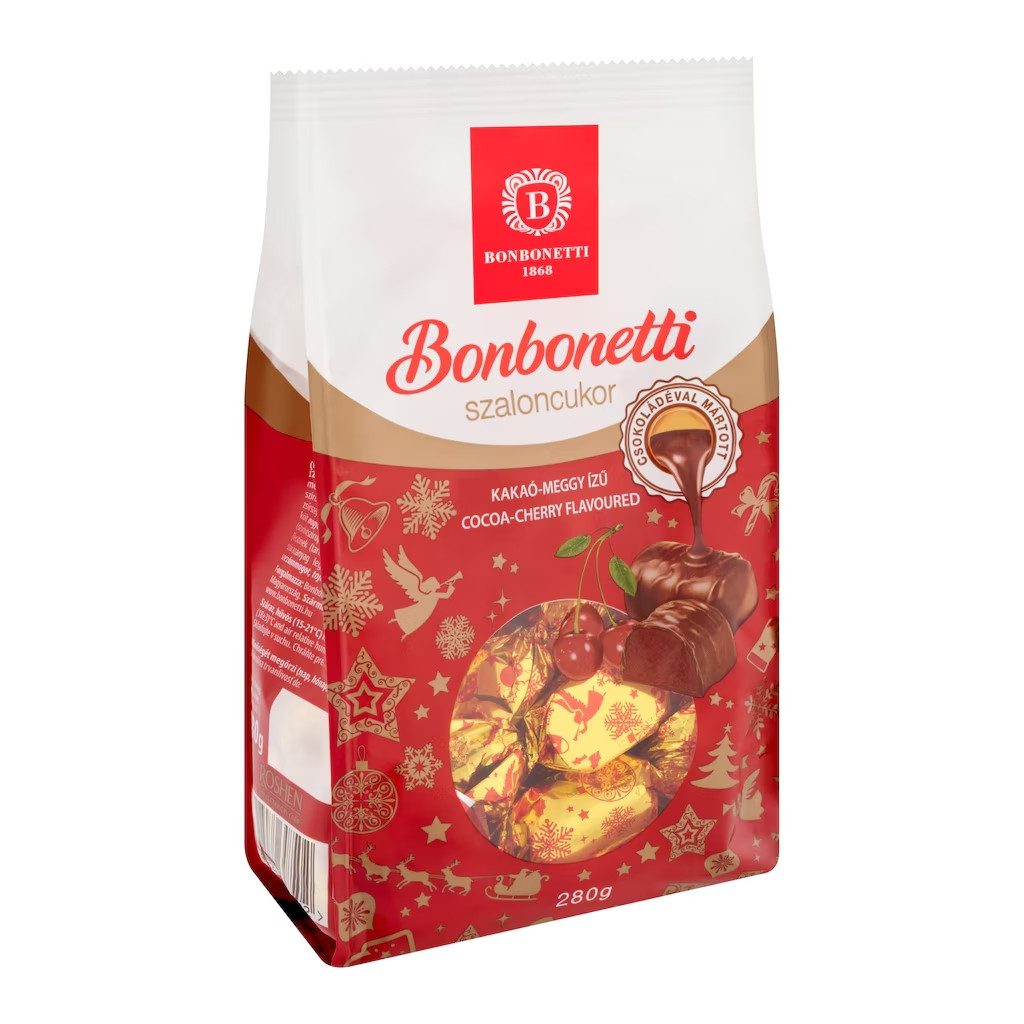 Bonbonetti Szaloncukor Kakaó-Meggy Mártott (280 g)