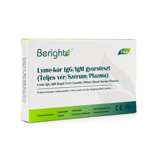 Beright Lyme-kór IgG/IgM gyorsteszt - 1 db tesztkészlet (ujjbegyvérből) 