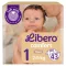 Libero Comfort pelenka 1, 2-5 kg, 43 db