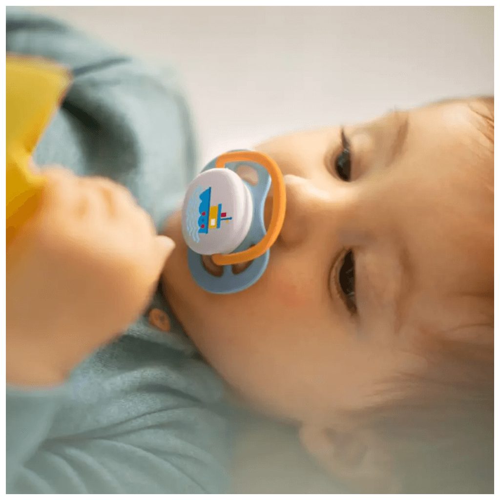 Philips Avent SCF080/01 Ultra air játszócumi 2db (I love mama, hajó) 0-6 hó