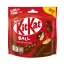 KitKat Ball ropogós búzapehelygolyók fehér krémmel és tejcsokoládéval bevonva (140 g)
