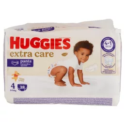 Huggies Extra Care Pants bugyipelenka 4, 9-14 kg, 38 db