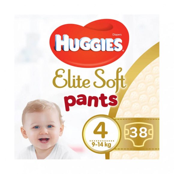 Huggies Elite Soft bugyipelenka 4, 8-14 kg, 38 db