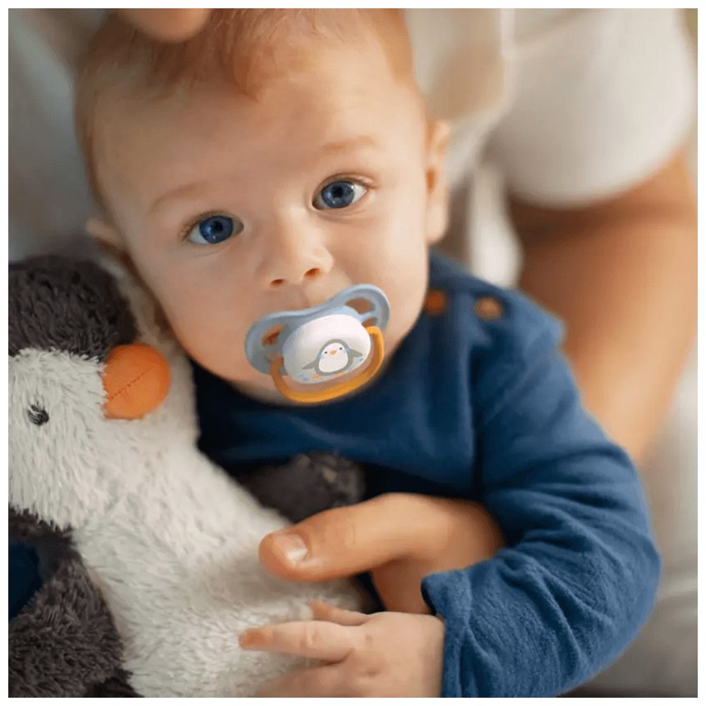 Philips Avent SCF080/05 Ultra air játszócumi 2 db (elefánt, pingvin) 0-6 hó