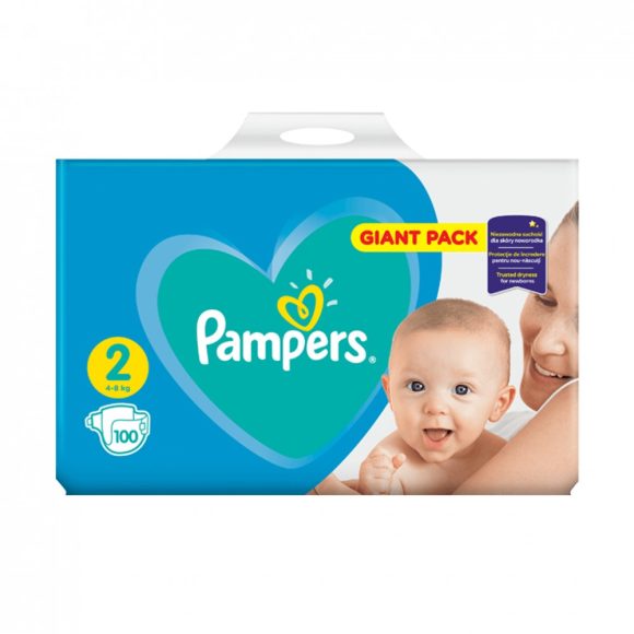 Pampers New Baby pelenka, Mini 2, 4-8 kg, 100 db