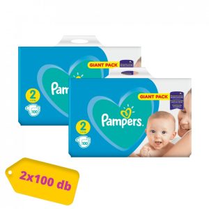 Pampers New Baby pelenka, Mini 2, 4-8 kg, HAVI PELENKACSOMAG 200 db