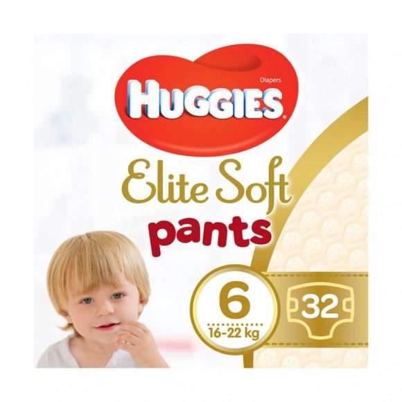 Huggies Elite Soft bugyipelenka 6, 15-25 kg, 32 db