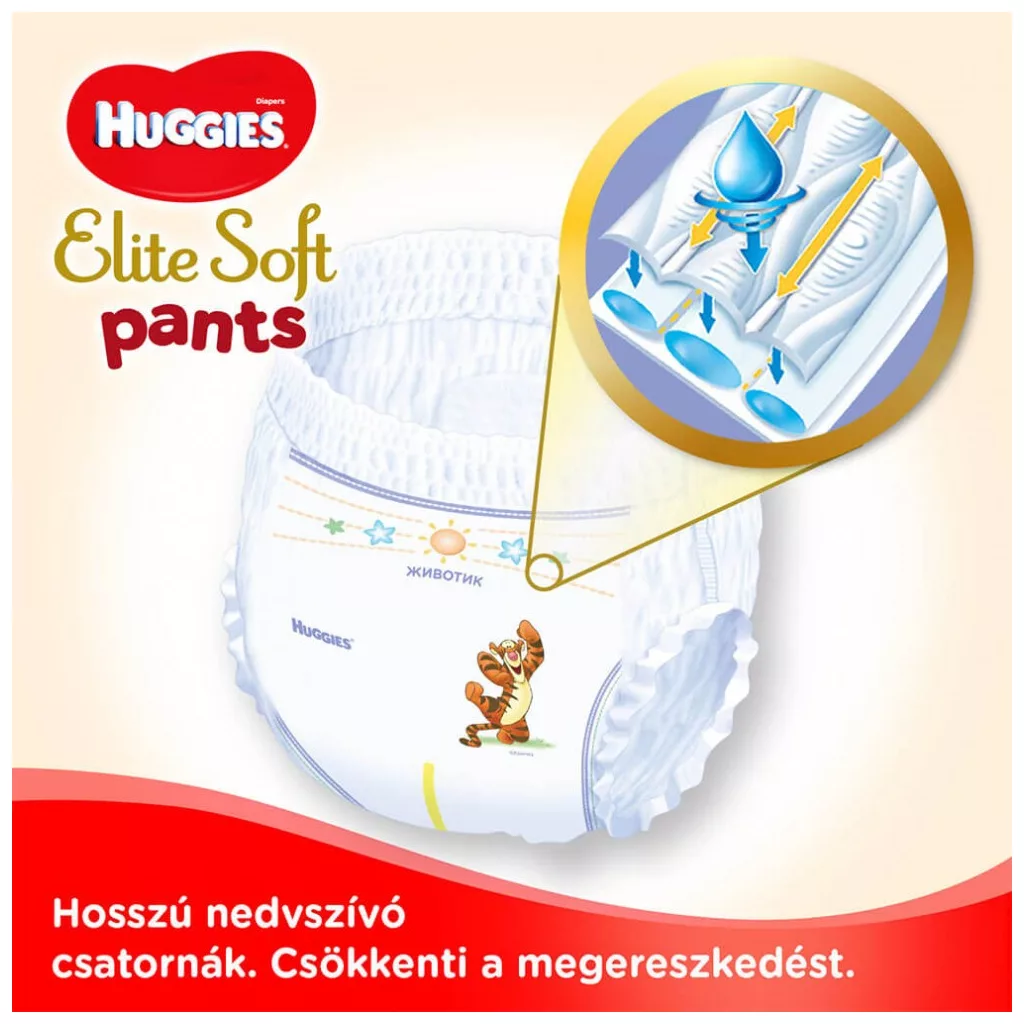 Huggies Elite Soft bugyipelenka 6, 15-25 kg, 32 db