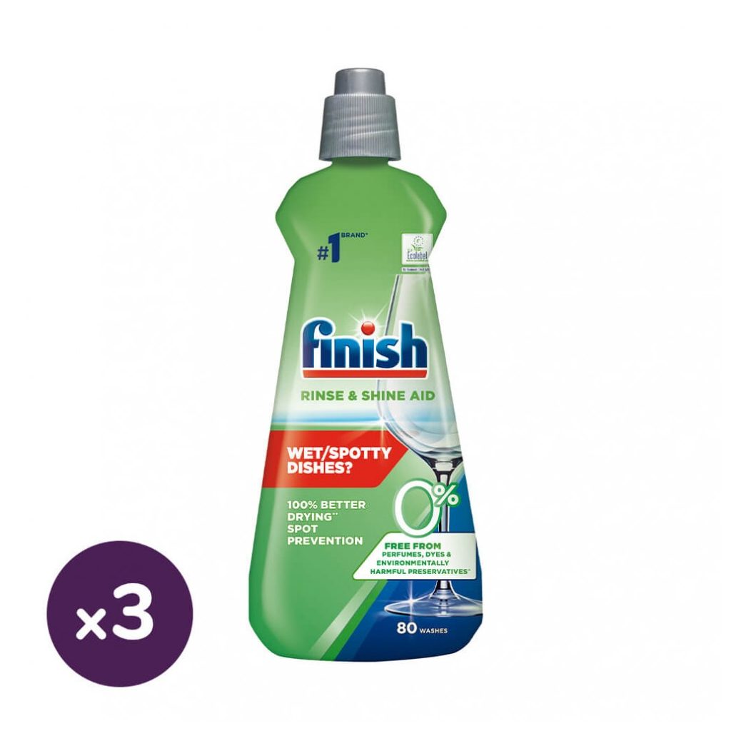 Finish Green öko mosogatógép öblítő 3x400 ml