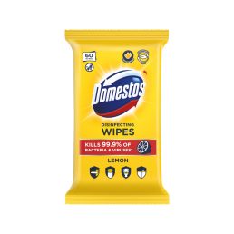 Domestos higiénikus törlőkendő citrom illattal (60 db)