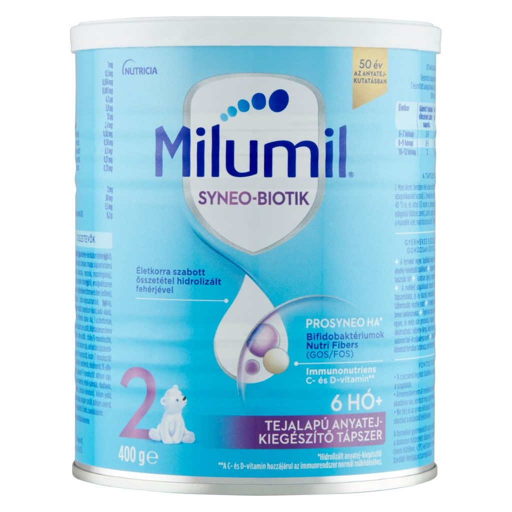 Milumil HA 2 Prosyneo anyatej-kiegészítő tápszer 6-12hó (400 g)