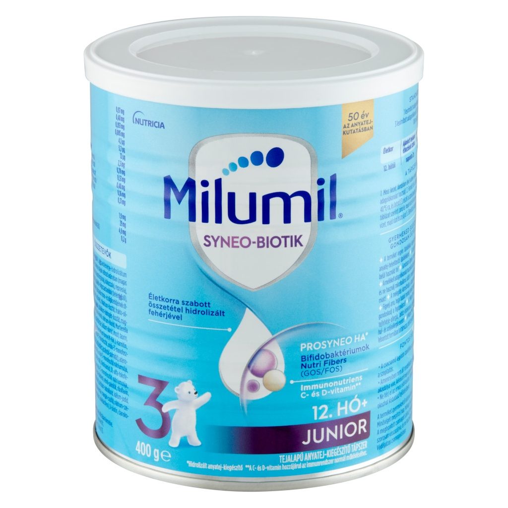 Milumil HA 3 ProSyneo tejalapú junior ital (hidrolizált fehérjével) 12 hó+ (400 g)
