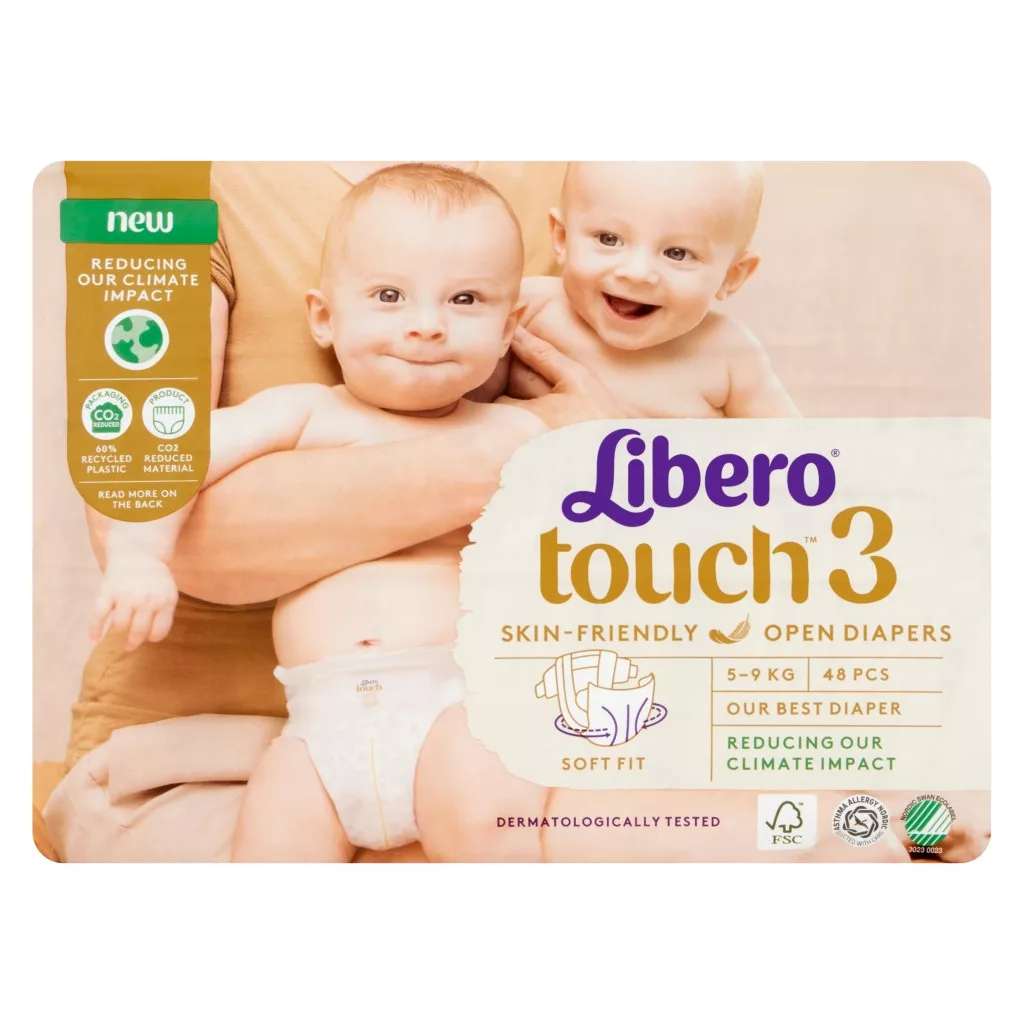 Libero Touch 3 pelenka, 5-9 kg, 48 db