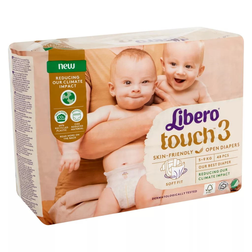 Libero Touch 3 pelenka, 5-9 kg, 48 db