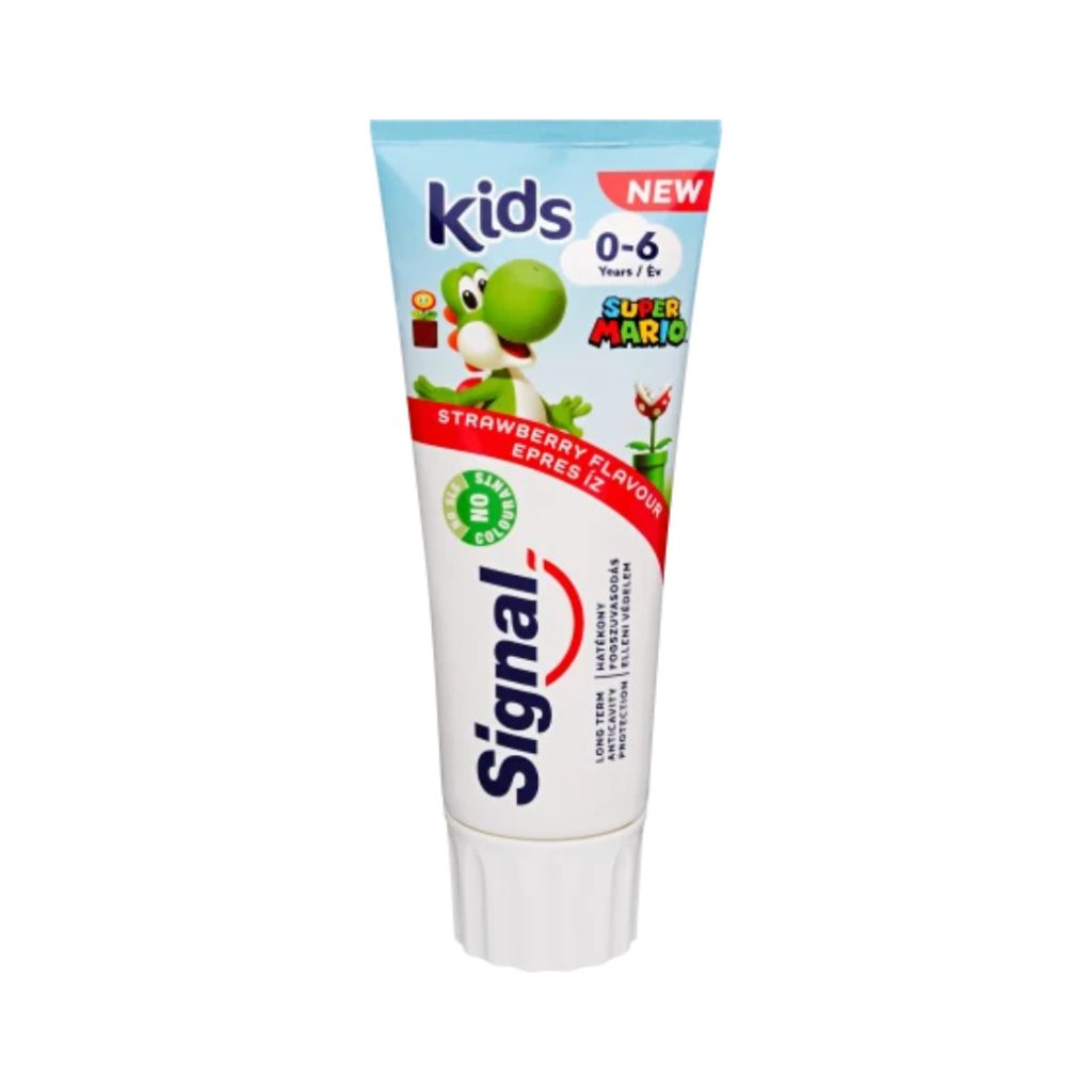 Signal Kids gyermekfogkrém, eper ízű 0-6 év (75 ml)