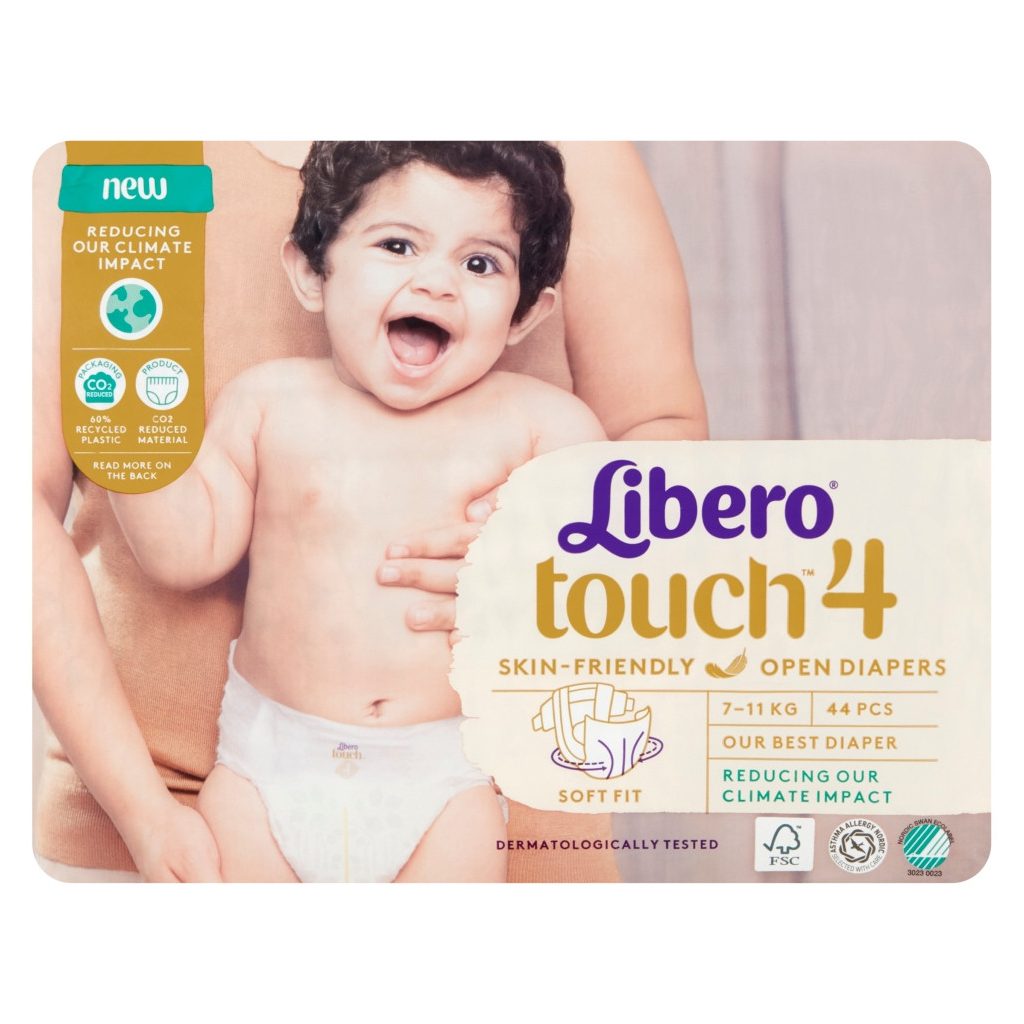 Libero Touch 4 pelenka, 7-11 kg, 44 db