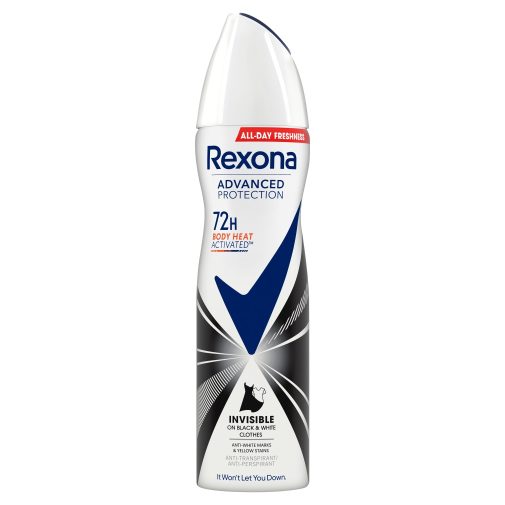 Rexona Advanced Protection Invisible Black&White izzadásgátló aeroszol (150 ml)
