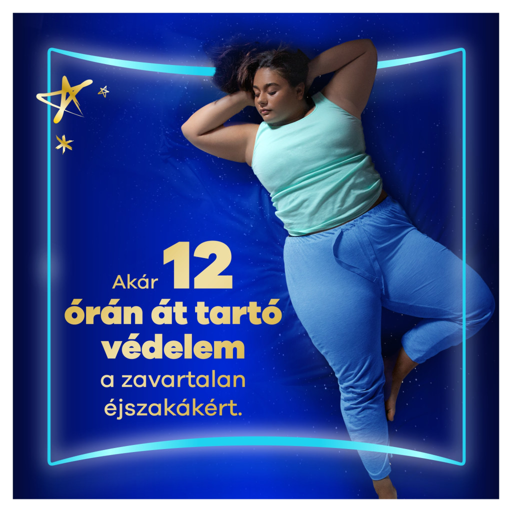 Always Ultra Secure Night Extra egészségügyi szárnyas betét, 5-ös méret (32 db)