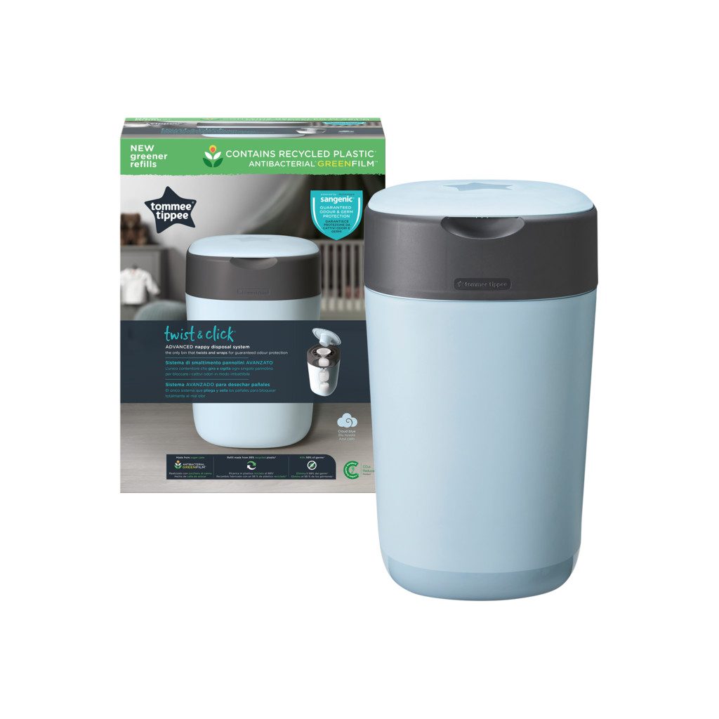 Tommee Tippee Twist&Click Sangenic pelenkatároló szemetes (kuka), kék